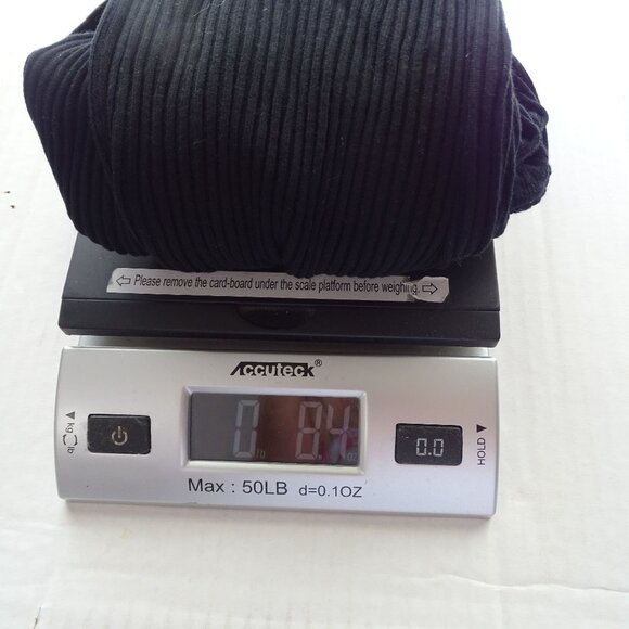 LNA Black Ribbed Mock Neck Long Sleeve Top With Cutout Back Women Size S - Picture 11 of 11